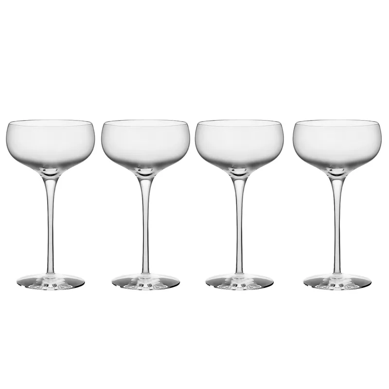 Kosta Boda Nutid coupeglas Klar, 26 cl, 4-pack