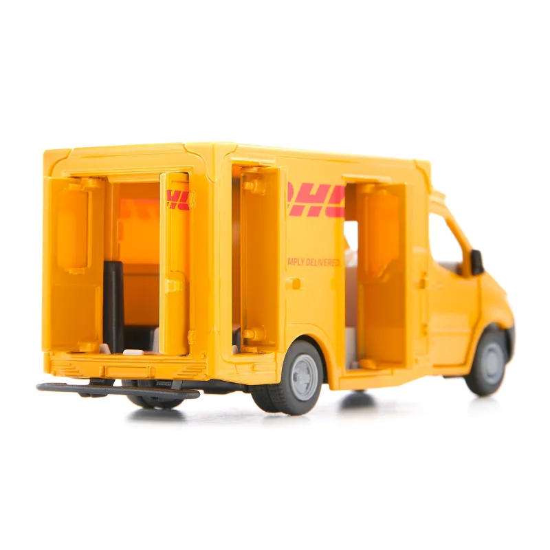 Minifordon - SIKU - Sprinter DHL - Gul - 13,3 x 4,8 x 5,2 cm - För barn från 3 år