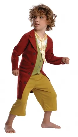 Bilbo Baggins Dräkt Barn S
