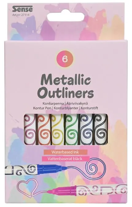 Outliner Metallicpenna 6-p, Sense