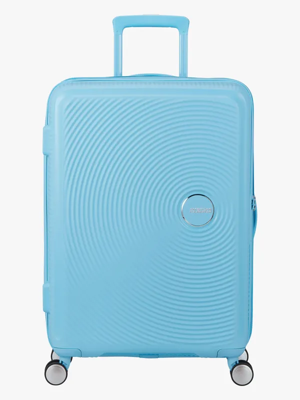American Tourister Soundbox 67cm – Mellanstor Expanderbar Blueberry Fizz, Mellanstor Resväska