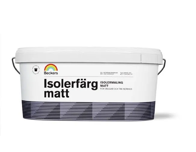 Beckers 710017247 Isolerfärg helmatt Vit