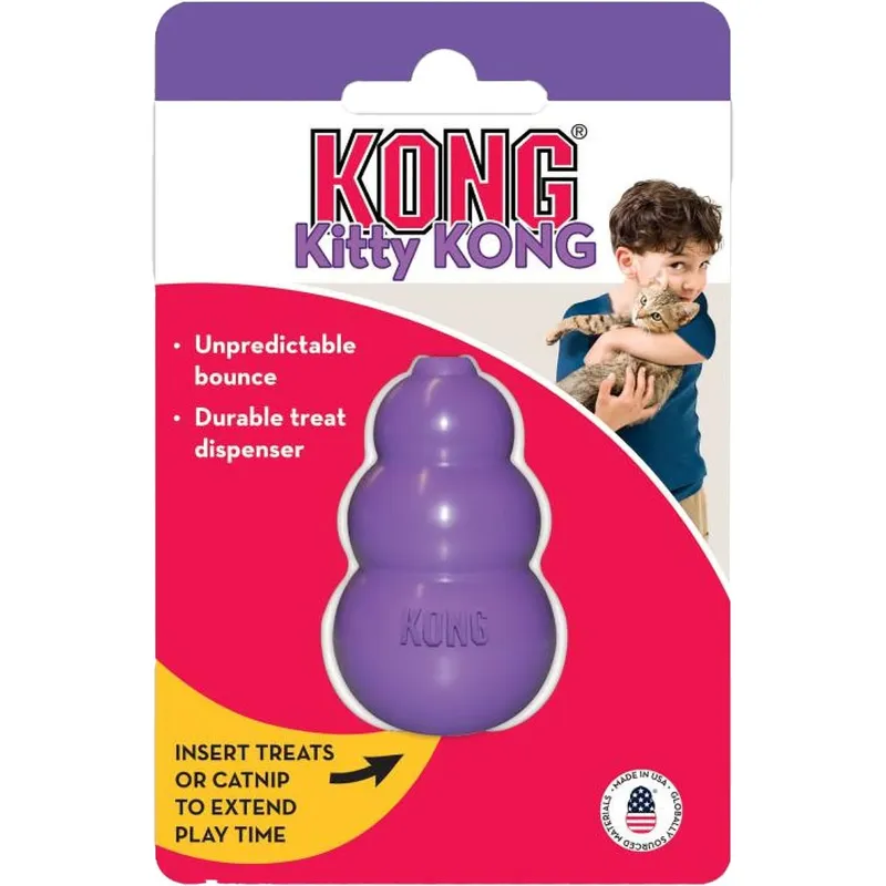 Kattleksak Kitty Lila XS