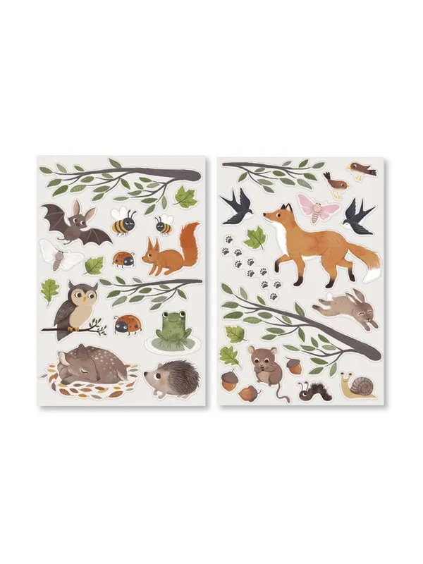 Filibabba Wallstickers – Skovens dyr