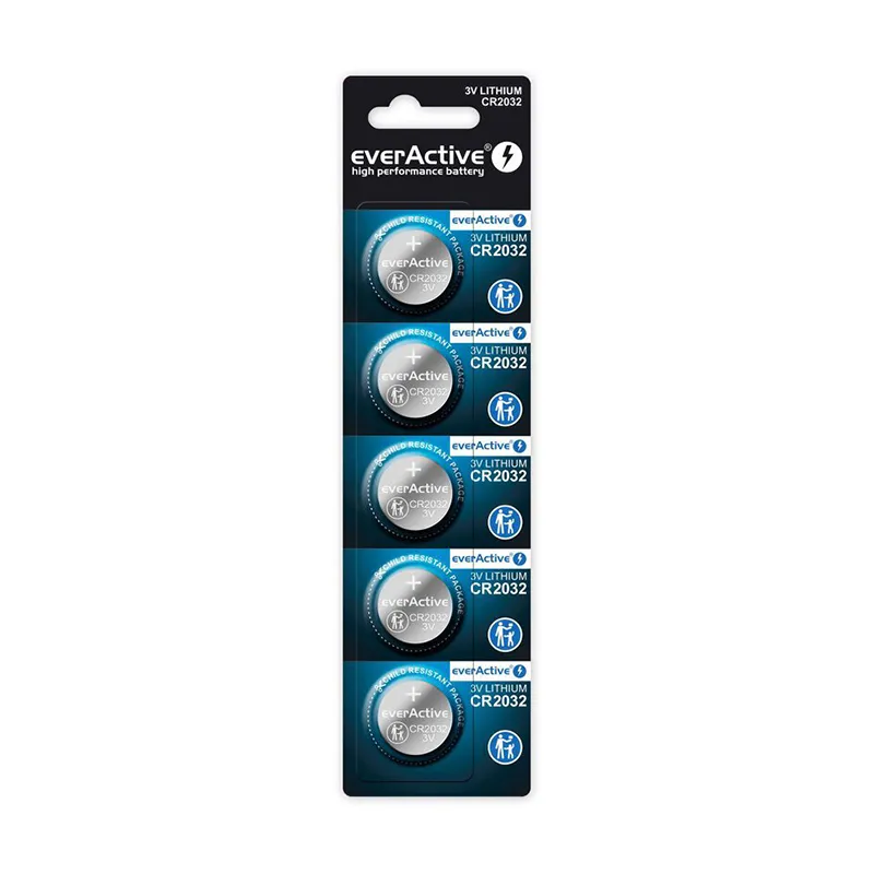 CR2032 Knappcellsbatteri 5-pack
