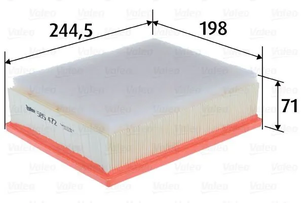 Luftfilter VALEO 585472