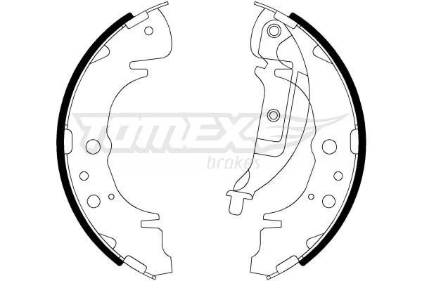 Bromsbacksats TOMEX brakes TX 22-06