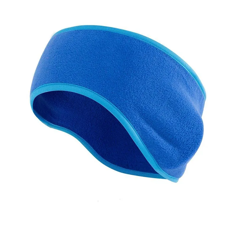 Pannband – Fleece – Blå