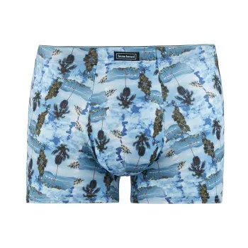 Bruno Banani Badbyxor Long Beach Short Blå Mönstrad polyester Medium Herr