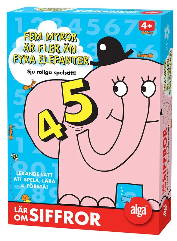 Fem myror - lär om siffror