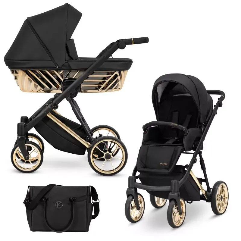 Ivento Glam 2-i-1 barnvagn Svart