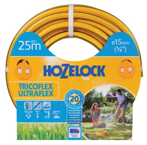 SLANG ULTRAFLEX HOZELOCK GUL/ GRÅ 12,5MMX50M | Beijerbygg Byggmaterial