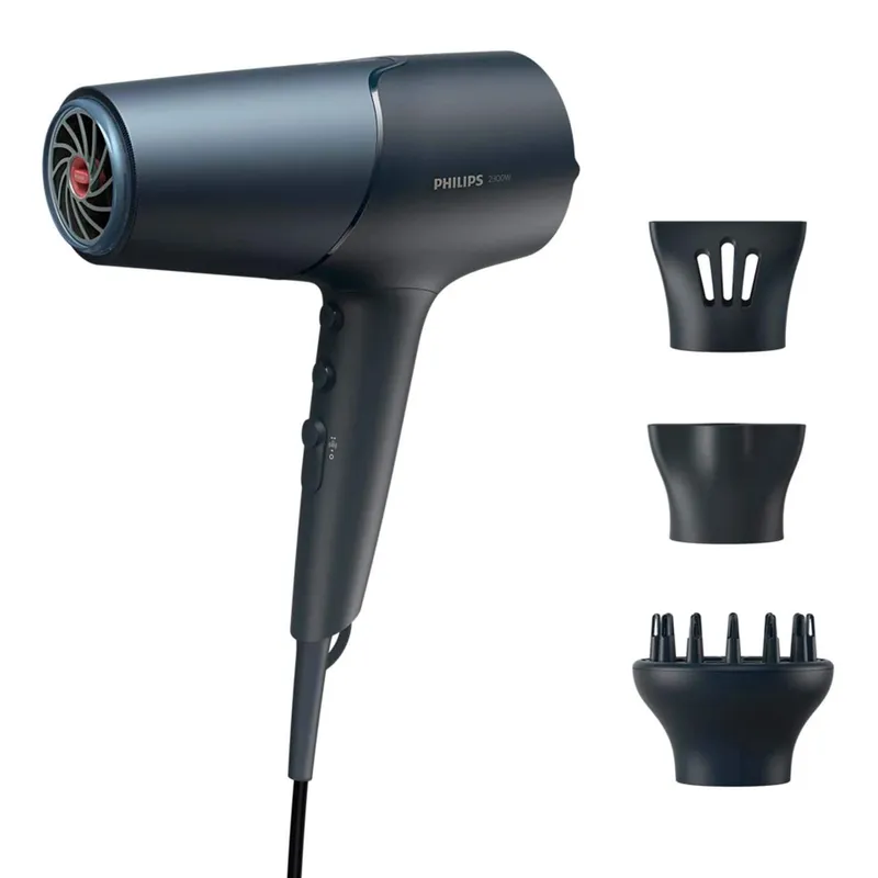 Philips BHD512/20 hårfön 2300 W, 3 värmelägen/2 hastigheter, blå