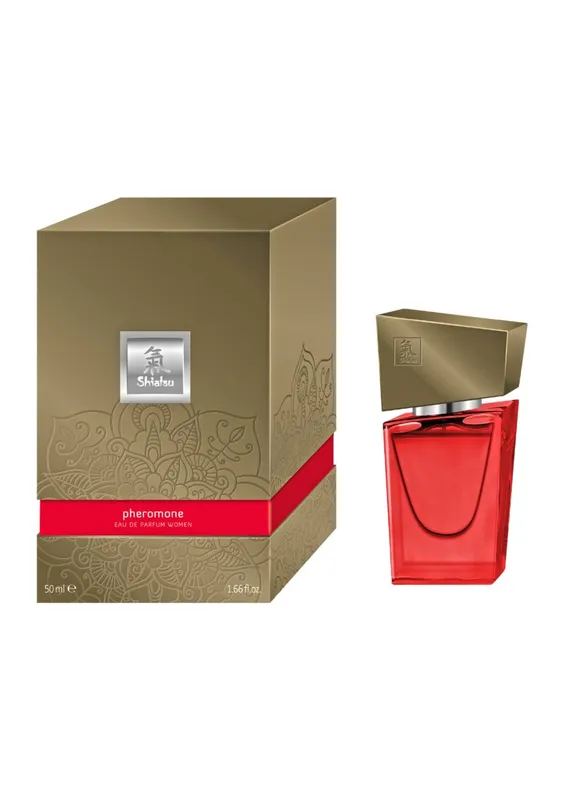 Shiatsu: Pheromon, Eau De Parfum Women Red, 15 ml
