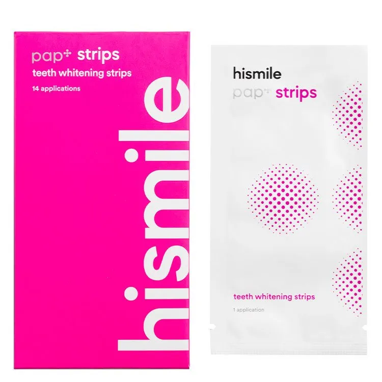 Hismile PAP + Whitening Strips 14 pcs