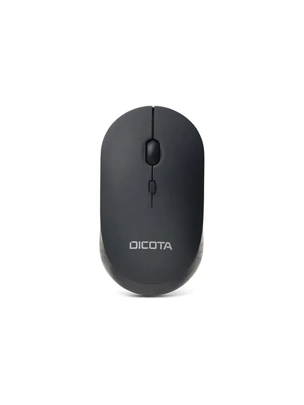 Dicota Wireless Mouse SILENT V2 - 2.4GHz | 800-1600 DPI | Ambidextrous | Black - Mouse - Optic - 3 knappar - Svart