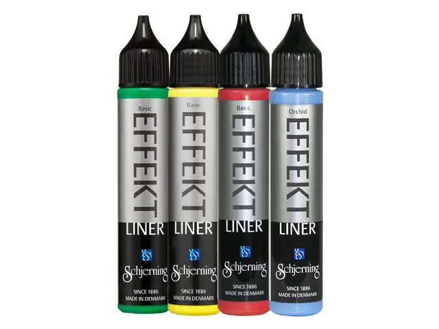Effektliner basfärg 4×28 ml 4/fp