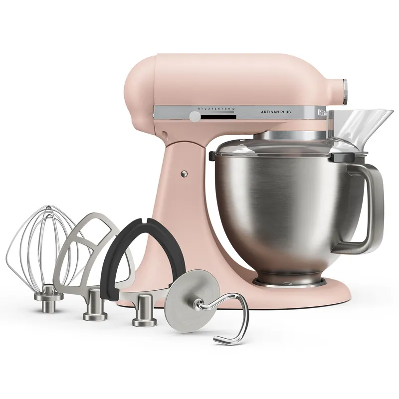 Kitchenaid Artisan Plus köksmaskin 4,7 liter, feather pink