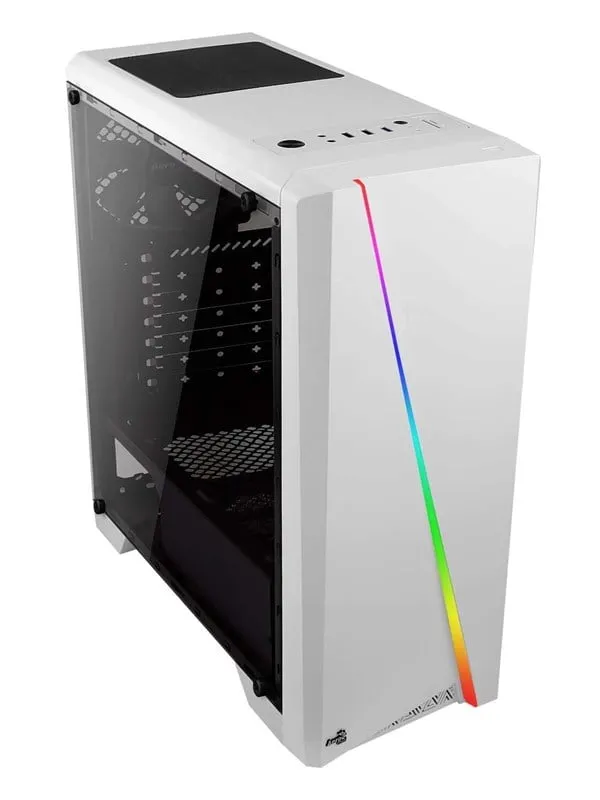 AeroCool Cylon RGB - Chassi - Miditower - Vit