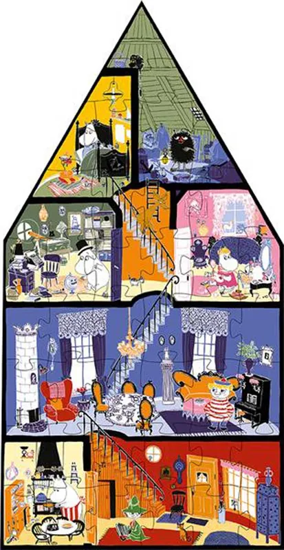 Mumin House Deco Pussel 40 Bitar