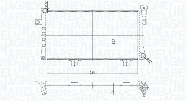 Kylare Magneti Marelli 350213180600