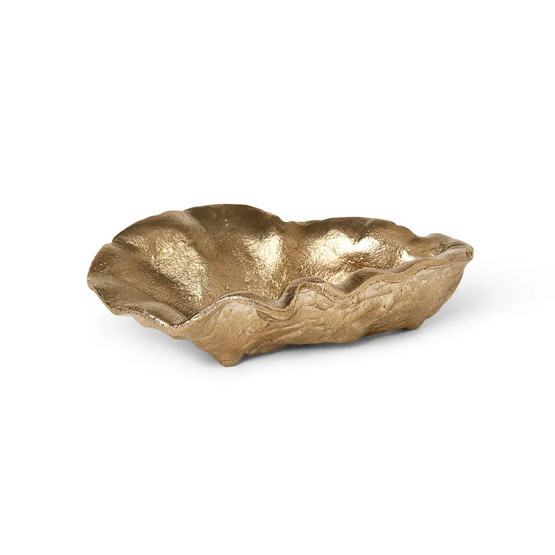 Ferm Living, Oyster Bowl - Brass