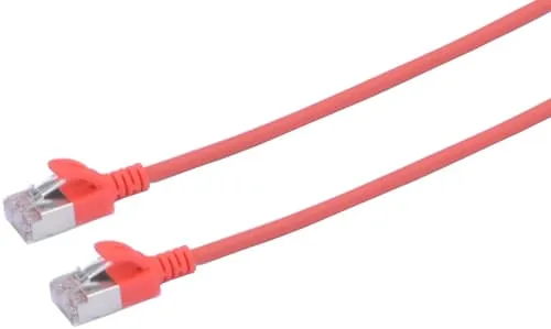 Prokord Nätverkskabel / Patchkabel Lszh Rj-45 Cat 6a 0.3m Röd