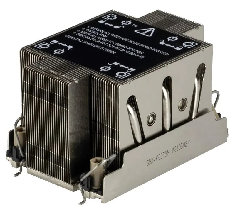 Supermicro Cooler Server SUPERMICRO SNK-P0078P (4189) 2U pass - CPU kylfläns (utan fläkt)