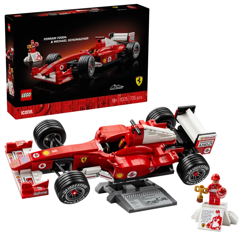 Ferrari F2004 & Michael Schumacher LEGO® Icons (11375)
