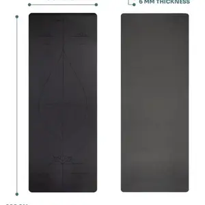 Yogamatta Alignment XL Black (Extra stor)