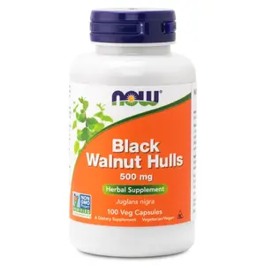 NOW Black Walnut Hulls 500 mg 100 kapslar