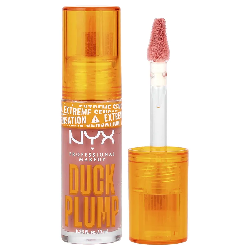 NYX Professional Makeup Duck Plump Lip Lacquer 03 Nude Swings - 7 ml