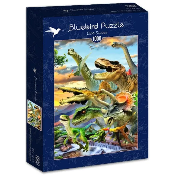 Pussel – Dinosauriernas solnedgång 1000 bitar
