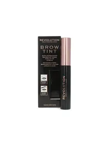 Makeup Revolution Brow Tint Eyebrow Gel Dark Brown
