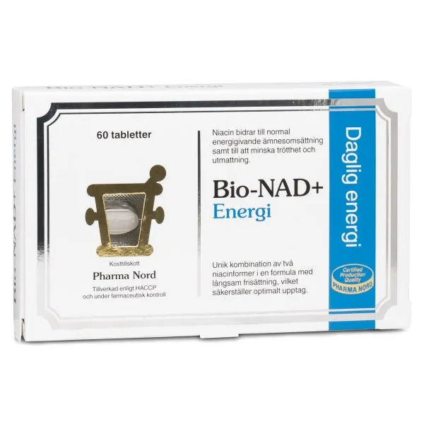 Pharma Nord Bio-NAD+ Energi 60 tabletter