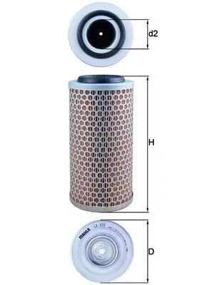 Luftfilter MAHLE LX 272