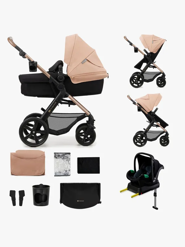 Kinderkraft MOOV 2 4-in-1 Duovagn, Sand Beige