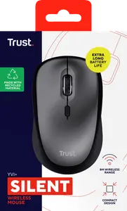 Trust Yvi Plus - Mouse - Optic - 4 knappar - Svart
