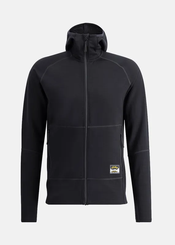 Lundhags Men's Tived Merino Hoodie Black (#6058)