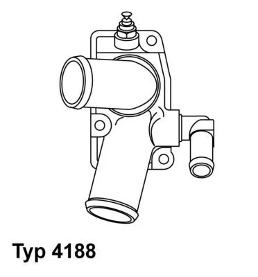 Termostat, kylvätska WAHLER 4188.92D