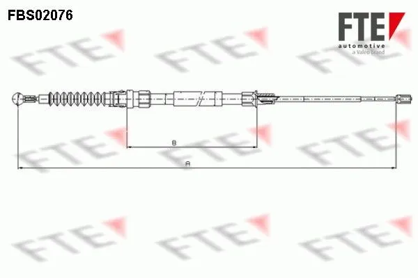 Handbromsvajer FTE 9250077