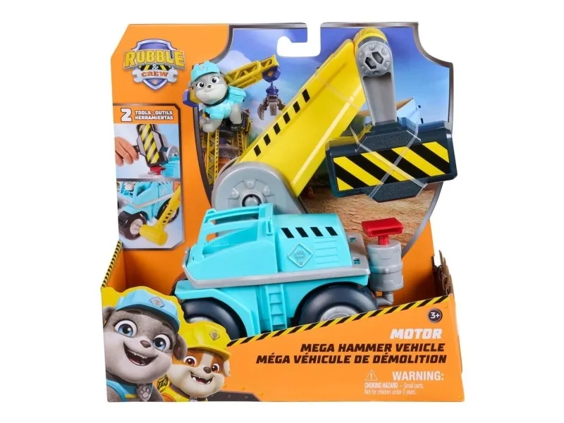 Paw Patrol Rubble & Crew Big Build Tool Vehicle – Motor