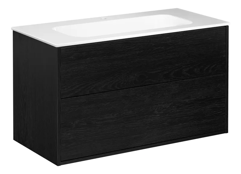 Gustavsberg Artic Kommod 100 cm, med tvättställ, 1 st bl.hål (#5193)