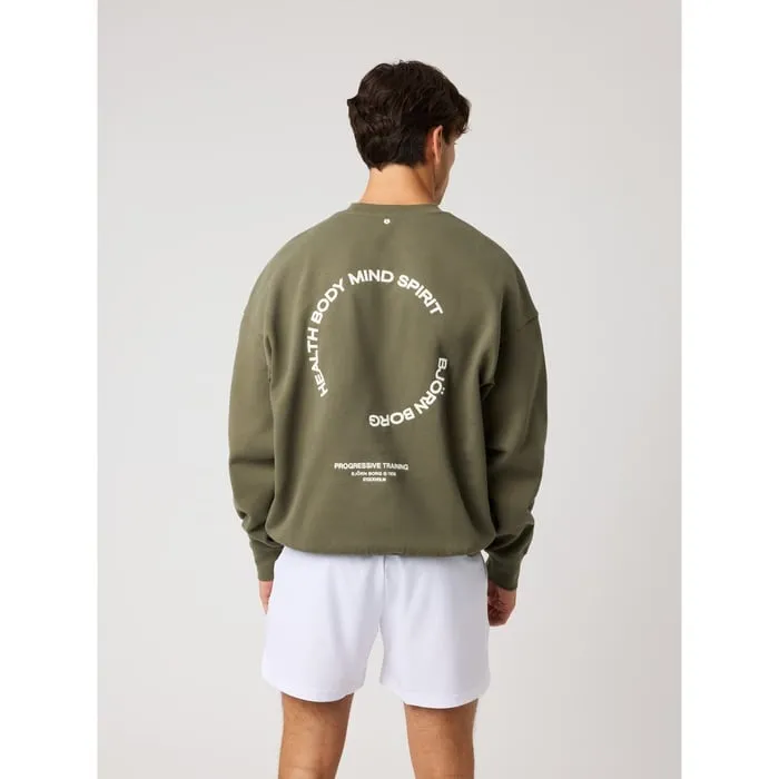 Borg Oversized Sweatshirt Grön (#6712)