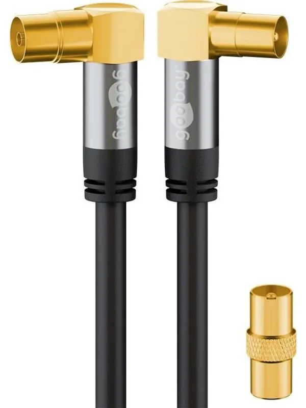 Pro TV antenna cable (135 dB) 4x shielded 10 m (#4758)