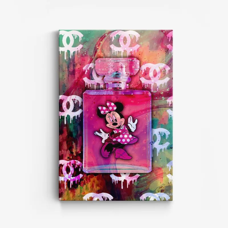 Canvas - Rosa minnie mouse