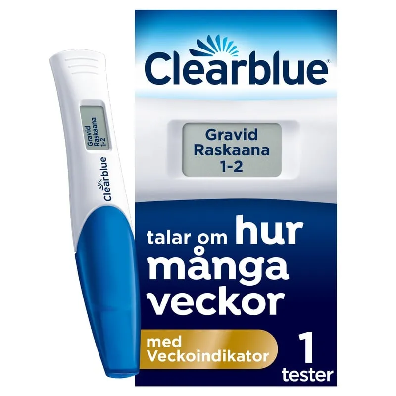 1-pack Clearblue Digitalt Graviditetstest med Veckoindikator