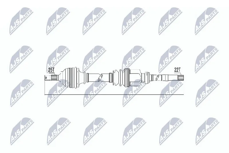 Drivaxel NTY NPW-CT-011