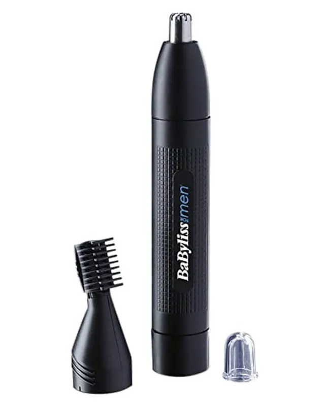 BaByliss Complete Facial Hair Care Bundle Babyliss Trimmer & Nivea MEN Sensitive After Shave