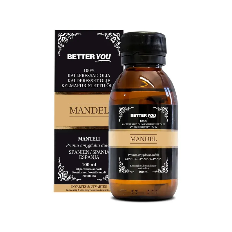 BETTER YOU Better You Mandelolja Kallpressad 100 ml